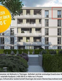 MIT EIGENNUTZERVORTEIL | Loggia nach Süden | PV | Wärmepumpe | Smart-Home | Tiefgarage | Aufzug - Erfurt