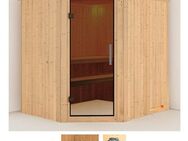 Karibu Sauna Laila, BxTxH: 196 x 170 x 198 cm, 68 mm, (Set) ohne Ofen