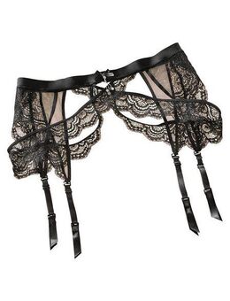 petite fleur gold Strumpfhalter, aus schöner Jacquardspitze, sexy Dessous, Reizwäsche