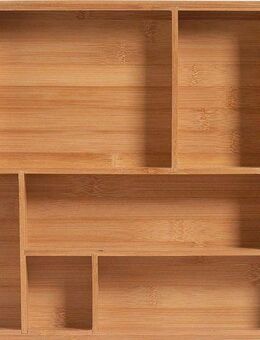 Zeller Present Schubladeneinsatz Bamboo (1 St), 9 Fächer für genügend Platz