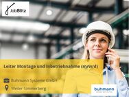 Leiter Montage und Inbetriebnahme (m/w/d) - Weiler-Simmerberg