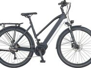 Prophete E-Bike Trekkingrad Entdecker 5.0, 10 Gang Shimano Deore Schaltwerk, Kettenschaltung, Mittelmotor, 630 Wh, Pedelec, Elektrofahrrad für Damen