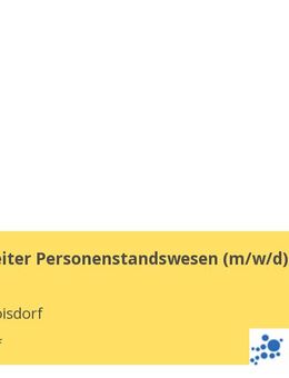 Sachbearbeiter Personenstandswesen (m/w/d) - Troisdorf