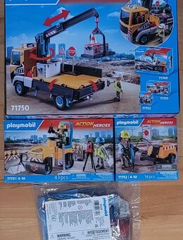 Baustellen Konvolut Playmobil 6339, 71750, 71751 und 71752. OVP. - Völklingen Zentrum