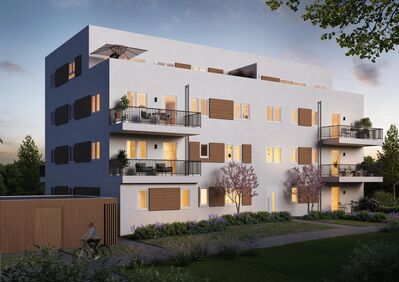 Bis zu 40% Abschreibung in den ersten 4 Jahren! Neubau Penthouse-Wohnung im QNG NH Standard. KFW Kredit 150.000€ für 2,1% Zinsen!