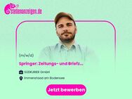 Springer: Zeitungs- und Briefzusteller (m/w/d) im Bodenseekreis (bis 06:00 Uhr) - Immenstaad (Bodensee)