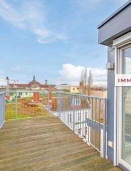 IMMOBERLIN.DE - Toplage Bayerisches Viertel! Exquisite Dachgeschosswohnung mit Südwestterrassen & Lift - Berlin