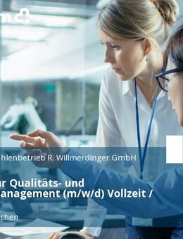 Leitung für Qualitäts- und Hygienemanagement (m/w/d) Vollzeit / Teilzeit - Johanniskirchen