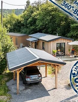 Kleines, kompaktes Tiny House mit Terrasse und Carport in Acht zwischen Mayen und Adenau - Acht