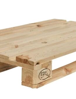 Neue Garten Deko Holz Palette 120x80 cm für den Bau von Naturholz-Palettenmöbeln wie: Loungemöbeln Terrassenthekentisch Couchtisch Futonbettgestell oder auch als Hochbeet für Garten/Terrasse zur Bepflanzung mit Kräutern / Blumen / Gewächsen - Schladen-Werla