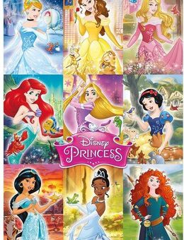 Reinders! Poster Disney`s Prinzessinnen Kollage, (1 St)