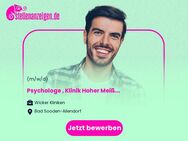 Psychologe (m/w/d), Klinik Hoher Meißner - Bad Sooden-Allendorf