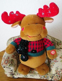 Weihnachts-Elch mit Funktion,ca. 30 cm - Linnich