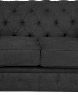 Home affaire Chesterfield-Sofa Duc 2-Sitzer, hochwertige Knopfheftung im Rücken, Samtoptik mit changierender Optik