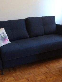 Hochwertiges Schlafsofa Cubed mit Armlehnen 140cm breit - München