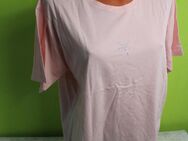 Fabiani Shirt M eher XL 46 48 T-Shirt kurzarm Damen uni rosa Kurzarmshirt Strass - Mühlberg (Elbe) Zentrum