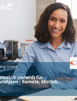Teamassistent/in (m/w/d) für Potenzialanalysen - Remote, Minijob, Teilzeit - Berlin Mitte