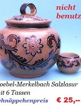 Bowle mit 6 Tassen von Goebel-Merkelbach - Nürnberg