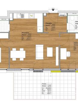 Moderne altersgerechte Wohnung mit sonniger Terrasse im Energiesparhaus Trier-Kürenz - Trier