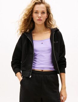 Tommy Jeans Kapuzensweatjacke TJW BXY CRP LINEAR ZIP THRU EXT