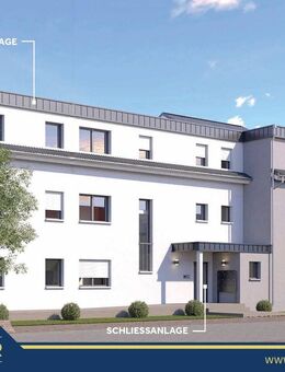 Moderne 3-ZKB-Neubauwohnung mit Einbauküche, Balkon & Aufzug in Rehlingen zu vermieten - Rehlingen-Siersburg