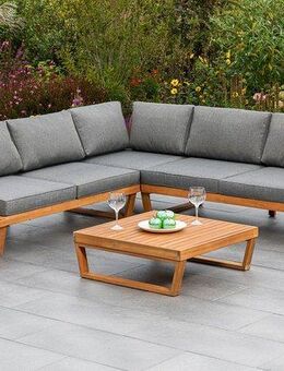 MERXX Garten-Essgruppe Valparaiso, (2-tlg), Eck-Sitz-Set