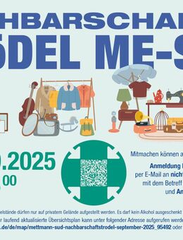 Nachbarschaftströdel Mettmann-Süd 06.09.2025 von 11:00 - 16:00 Uhr - Mettmann