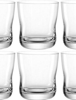LEONARDO Gläser-Set Trinkglas VITA, 330 ml, 6er-Set, Glas, spülmaschinengeeignet