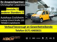 VW T6.1, 2.0 TDI Pritsche Doka, Jahr 2020 - Schwäbisch Hall