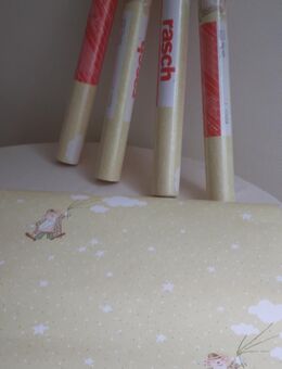 4 original verpackte Tapetenrollen + 1 Wandfigur - Hamburg