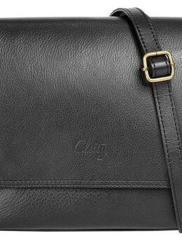 Cluty Umhängetasche, echt Leder, Made in Italy