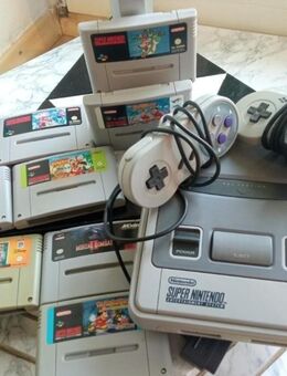 Super nintendo mit spielen - Altenkirchen (Westerwald)