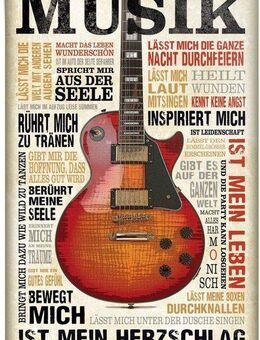 Reinders! Poster Musik ist Leidenschaft, (1 St)