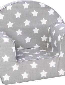 Knorrtoys® Sessel Grey White Stars, für Kinder, Made in Europe