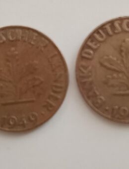 10 Pfennig Münzen 1949 BANK DEUTSCHER LÄNDER "J" - Chemnitz