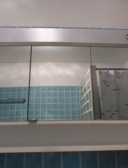 großer Spiegelschrank - Bad - mit Beleuchtung - top gepflegt - 3türig - mit Ablage - gebraucht - Blieskastel