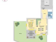 Schöne 2 Zimmer Gartenwohnung mit ca. 92 qm Gartenanteil (!) und Gartenhaus, Lift und Süd-Westausrichtung | D3.2 - Dachau