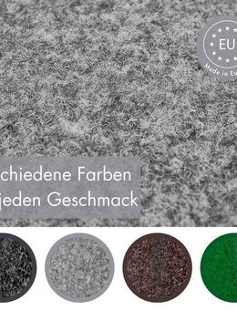 Andiamo Kunstrasen Aberdeen, Made in Belgium, rechteckig, Höhe: 10 mm, aus Nadelfilz, mit Drainagenoppen, für Balkon, Terasse, Wintergarten