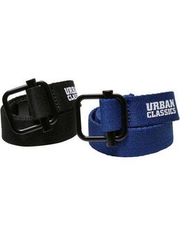 URBAN CLASSICS Hüftgürtel Urban Classics Unisex Industrial Canvas Belt Kids 2-Pack