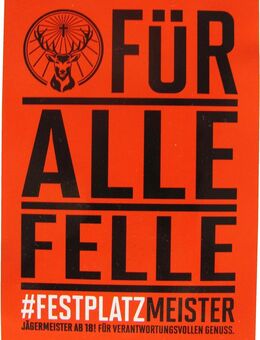 Jägermeister - Aufkleber mit Sprüchen - 10,5 x 7,3 cm - Motiv 3 - Doberschütz