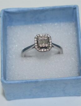 333er-Weißgold Ring mit Diamanten 0,20 KT. - Herne
