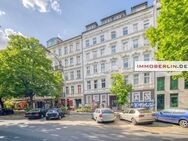 IMMOBERLIN.DE - Sympathische Altbauwohnung mit großer Westterrasse & kleinem Garten in ruhiger Gartenhauslage - Berlin