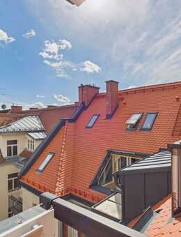 Neubau ROOFTOP Loft im Denkmal | Sonder-AfA | Mit Turm-Blick, Galerie & Südterrasse in Neuhausen - München