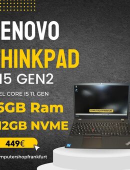 Lenovo Thinkpad T15 G2,Intel Core i5-1135G7,16GB DDR4 Ram,512GB NVME SSD - Frankfurt (Main) Griesheim