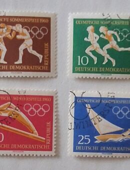 DDR 1960 Olympische Sommerspiele Rom komplett gestempelt - Görlitz