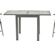 MERXX Balkonset Amalfi, mit ausziehbarem Tisch: 65/ 130 cm