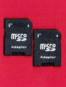 2 MicroSD Speicherkarten-Adapter f. SD / SDHC & SDXC Speicherkarten in 56626