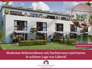 Modernes Reiheneckhaus mit Dachterrasse und Garten in schöner Lage von Lübeck! - Lübeck