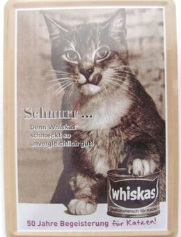 Whiskas - Blechpostkarte - Schnurr - Doberschütz