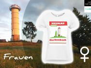 Merkenbach-T-Shirt mit Wasserturm-Logo, für tolle Frauen - Herborn-Merkenach´s Katzenstein mit dem Wasserturm als Logo, LDK, Dillkreis - Herborn Zentrum